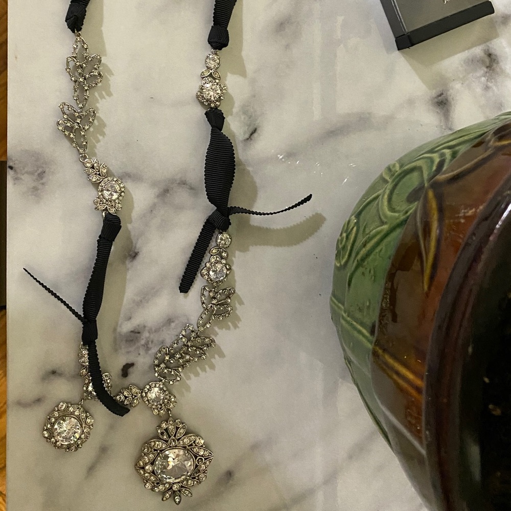 Loft Rhinestone Statement Necklace - Picture 3 of 6